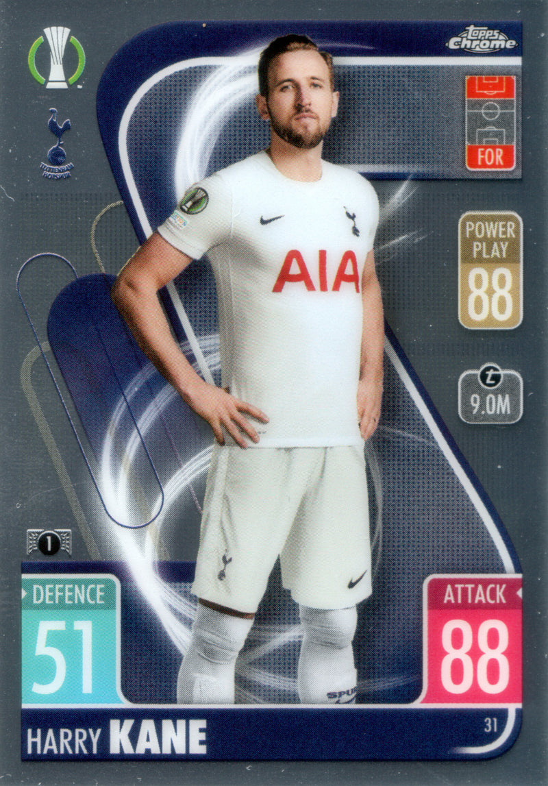 Topps Chrome MatchAttax Champions League 21/22 | 031 | Harry Kane