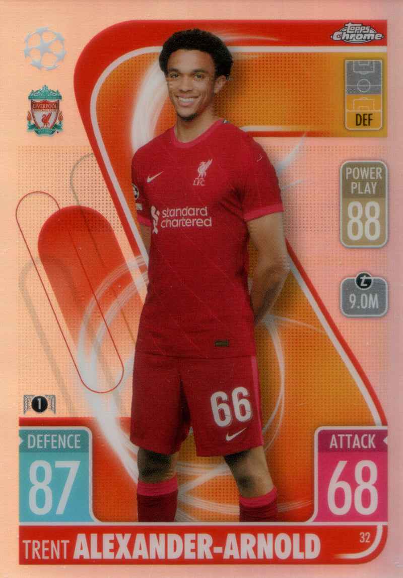 Topps Chrome MatchAttax Champions League 21/22 | 032 | Trent Alexander-Arnold