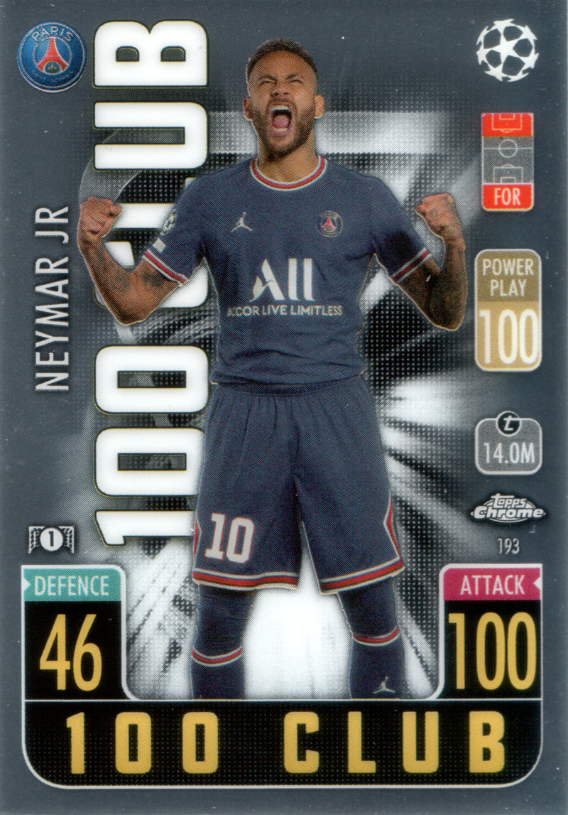 Topps Chrome MatchAttax Champions League 21/22 | 193 | Neymar Jr