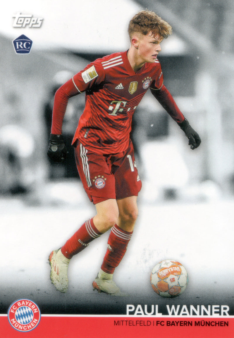 Topps Team-Set Bayern München 21/22 | BCM-PW | Paul Wanner