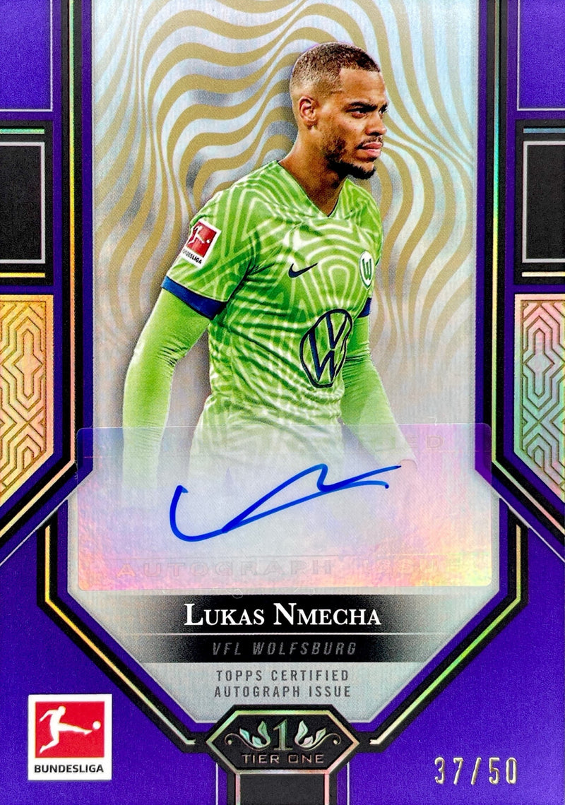 Topps TierOne Bundesliga 22/23 | BMA-LN | Lukas Nmecha | Auto | /50