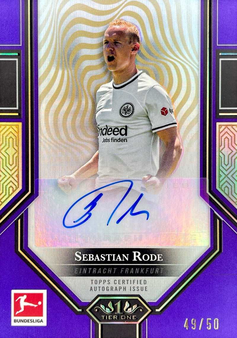 Topps TierOne Bundesliga 22/23 | BMA-SRO | Sebastian Rode | Auto | /50