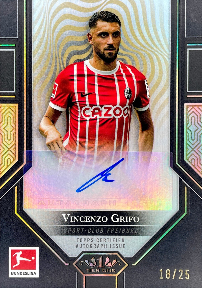 Topps TierOne Bundesliga 22/23 | BMA-VG | Vincenzo Grifo | Auto | /25