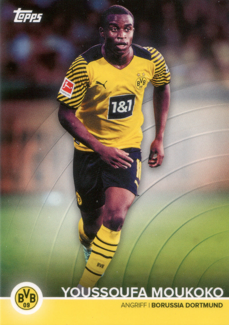 Topps Team-Set Borussia Dortmund 21/22 | BVB-YM | Youssoufa Moukoko