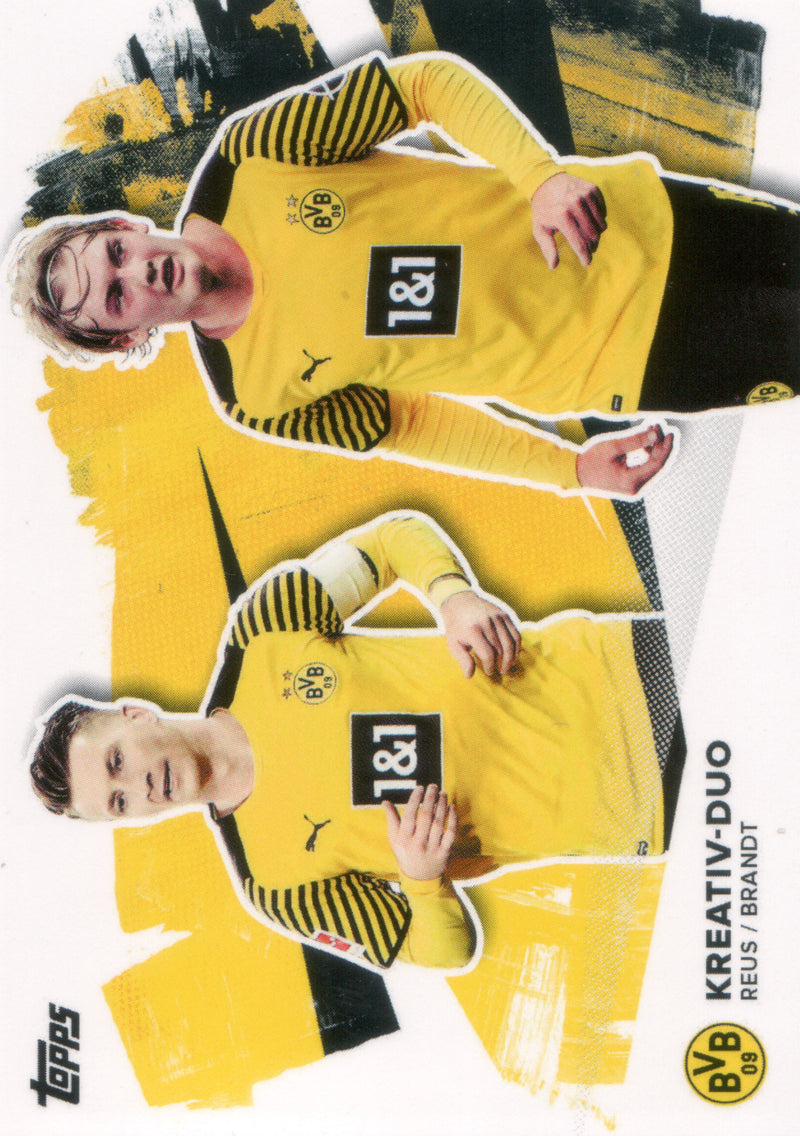 Topps Team-Set Borussia Dortmund 21/22 | DUO-RB | Marco Reus & Julian Brandt