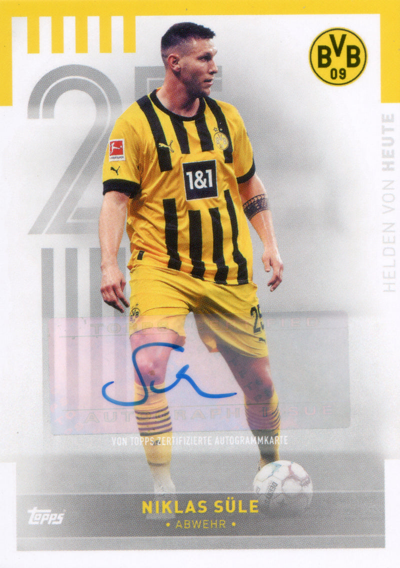 Topps Team-Set Borussia Dortmund 22/23 | HTA-NS | Niklas Süle | Auto