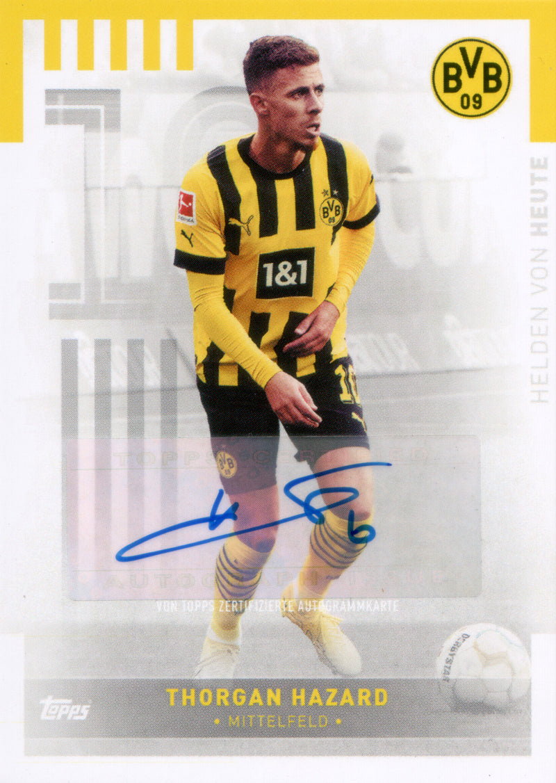 Topps Team-Set Borussia Dortmund 22/23 | HTA-TH | Thorgan Hazard | Auto