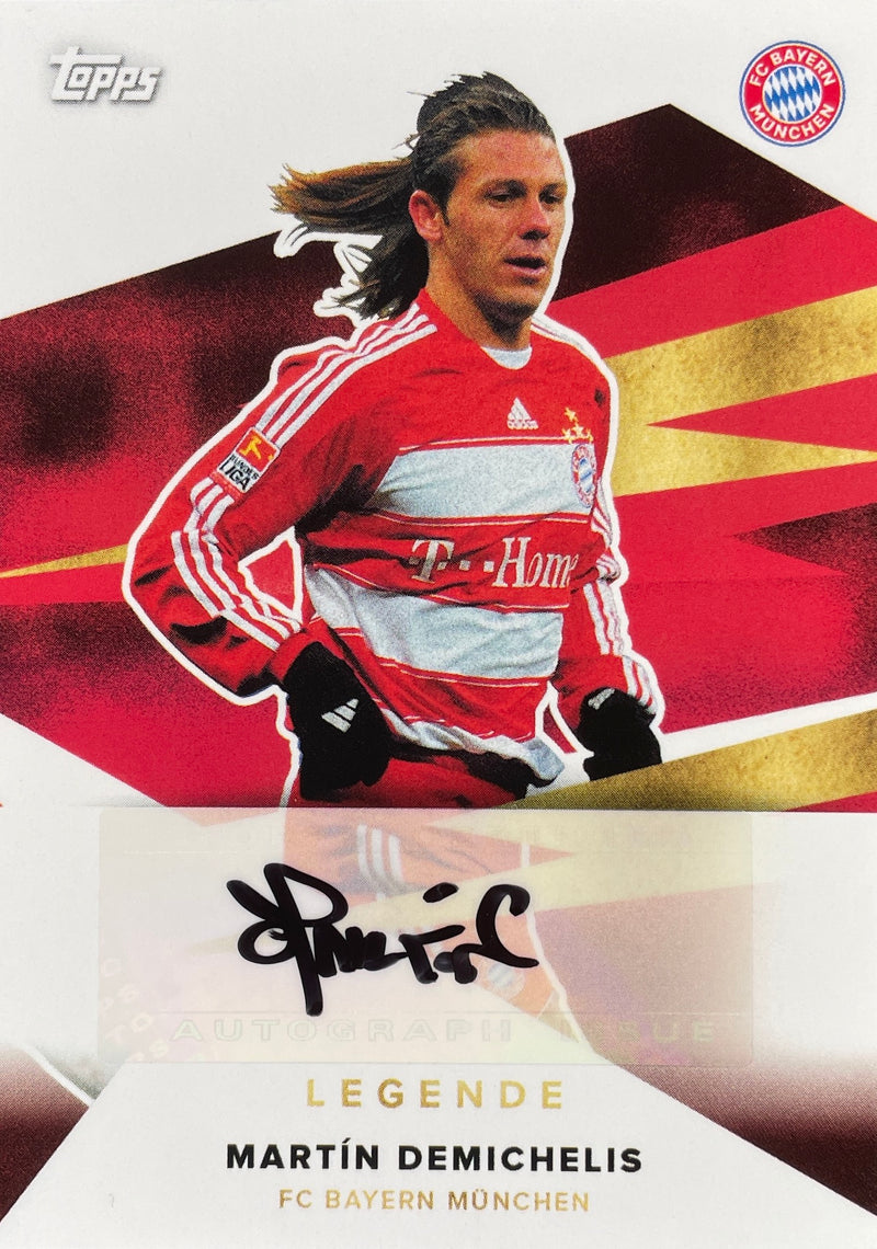 Topps Team-Set Bayern München 21/22 | LA-MD | Martin Demichelis | Auto