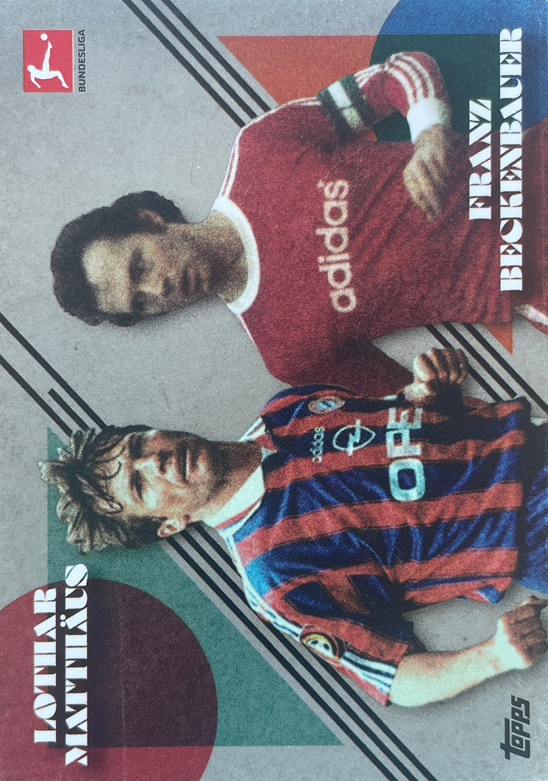 Topps Curated Lothar Matthäus 60 Jahre Bundesliga | Lothar Matthäus & Franz Beckenbauer