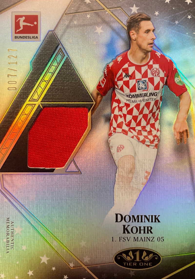 Topps TierOne Bundesliga 21/22 | MSR-DKO | Dominik Kohr | Relic | /127