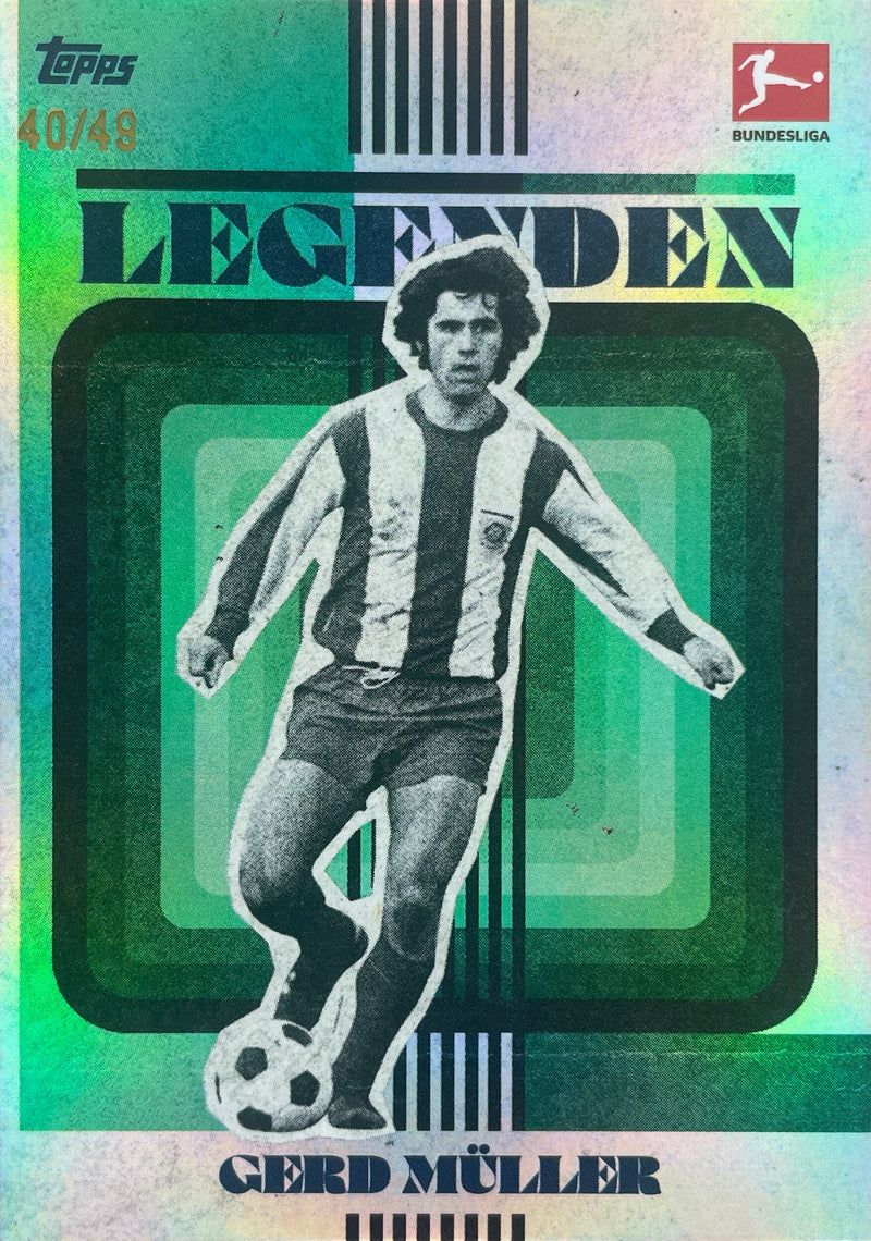 Topps Curated Lothar Matthäus 60 Jahre Bundesliga | Gerd Müller | /49