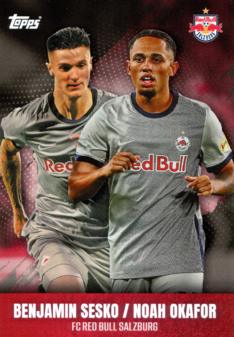 Topps Team-Set FC Salzburg 22/23 | Benjamin Sesko & Noah Okafor