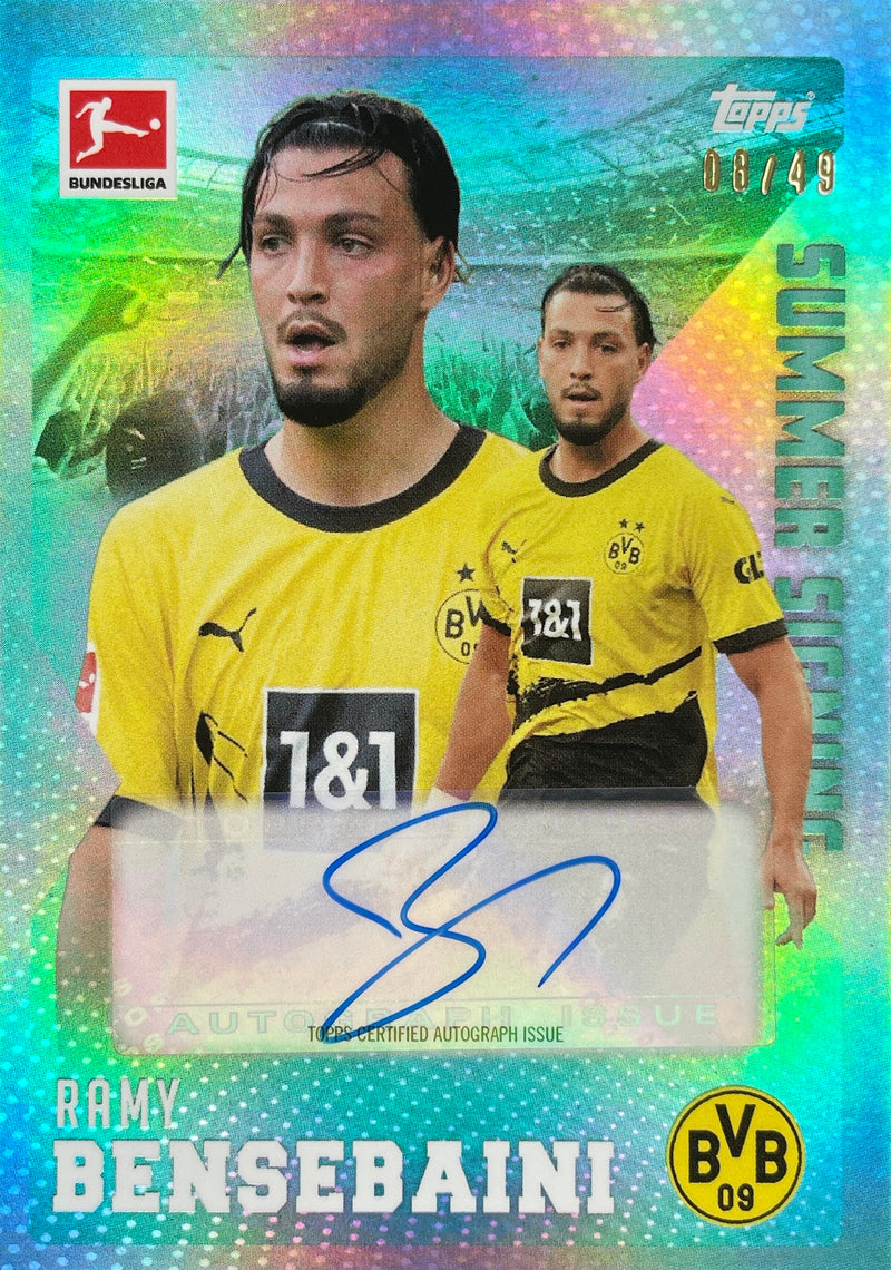 Topps Summer Signings Bundesliga 23/24 | Ramy Bensebaini | /49 | Auto