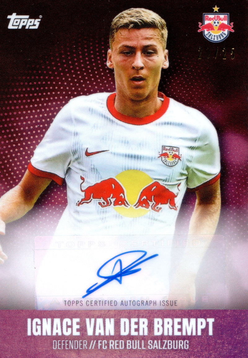 Topps Team-Set FC Salzburg 22/23 | Ignace Van Der Brempt | Auto | /25