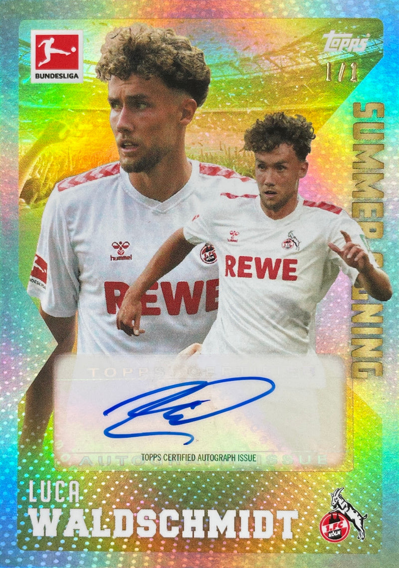 Topps Summer Signings Bundesliga 23/24 | Luca Waldschmidt | 1of1 | Auto