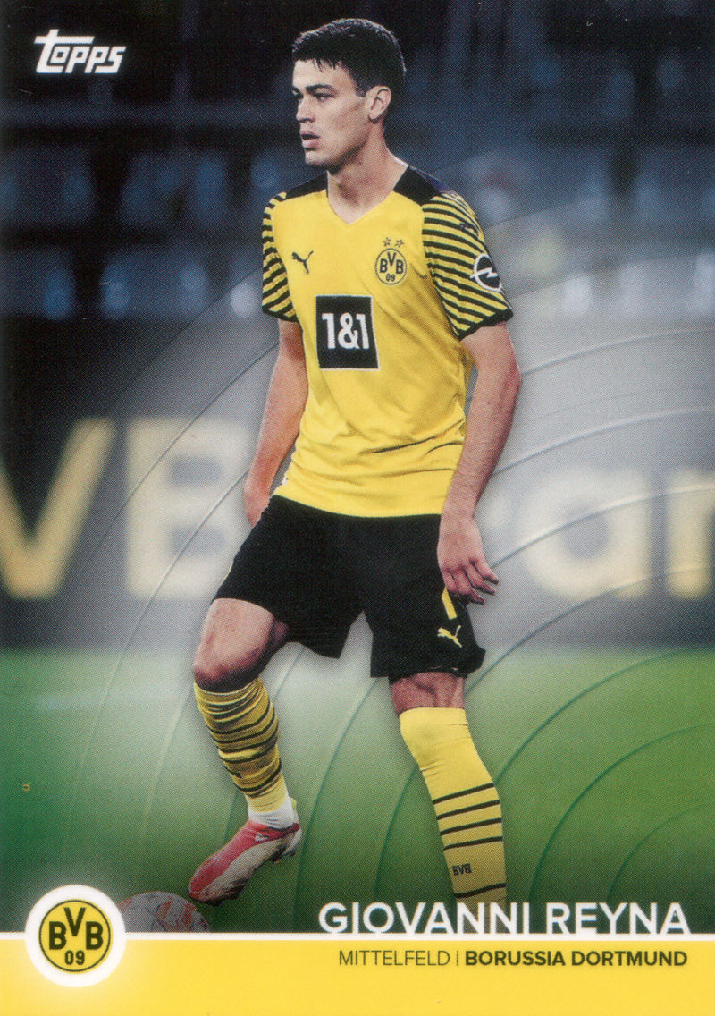 Topps Team-Set Borussia Dortmund 21/22 | BVB-GR | Giovanni Reyna